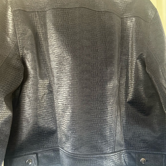 WAYF Blue Textured Jacket - Picture 11 of 12